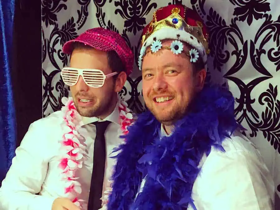 Glam Photobooths - Classic Photo Booth with The King Inside