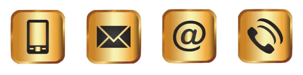Gold Contact Icons