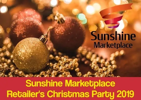 Glam Photobooths Custom Artwork - Sunshine Marketplace Retailer's Christmas Party 2019