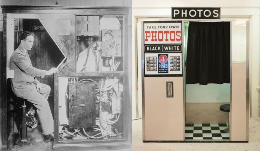 Classic Photo Booths from the 1920s to the 1970s