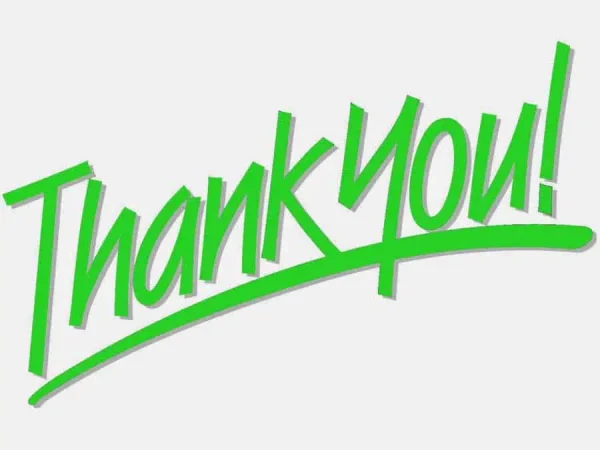 The words Thank You written in green marker